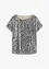 T-shirt imprimé léopard à sequins, bonprix