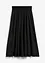 Jupe midi, taille élastiquée, bonprix