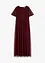 Robe longue raffinée en tulle avec sequins brodés, bonprix