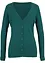 Gilet basique en maille fine avec patte de boutonnage, bonprix