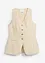 Gilet long sans manches 100% lin, bonprix