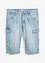 Leichte Jeans-Long-Cargobermuda, Relaxed Fit, bonprix