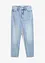 Jean mom taille haute, raccourci, peu extensible, bonprix