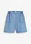 Short à taille élastiquée, avec du lin rafraîchissant, bonprix