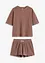 Ensemble short d’intérieur en jersey gaufré, bonprix