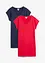 Shirtkleid aus reiner Bio-Baumwolle (2er Pack), bonprix