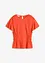 T-shirt en jersey crêpe avec smocks, bonprix