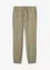 Pantalon jogger Regular en gaze de coton, Tapered, bonprix