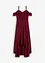 Robe encolure Bardot à volants, bonprix