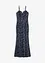Robe en dentelle avec bretelles et lien satiné, bonprix
