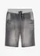 Bermuda en molleton aspect jean, Regular, bonprix