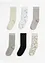 Lot de 6 paires de chaussettes coton, bonprix