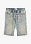 Leichte Jeans-Schlupf-Bermuda, Slim Fit, bonprix