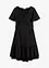 Robe légère en jersey crêpe avec manches papillon, bonprix