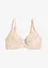 Soutien-gorge minimiseur à armatures et dentelle Lurex bicolore, bonprix