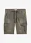 Bermuda en molleton aspect jean, Regular, bonprix