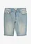 Stretch-Jeans-Bermuda mit verstärktem Schritt, Regular Fit, bonprix