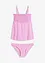 Gesmokter Bandeau-Tankini (2-tlg.Set), bonprix