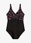 Maillot 1 pièce sculptant, maintien léger, bonprix
