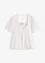 Blouse à manches bouffantes et encolure boutonnée, bonprix