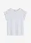 Top en maille aspect crochet avec dentelle, bonprix