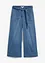 Wide-Leg-Jeans High Waist, Bequembund cropped, bonprix