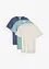 T-Shirt mit V-Ausschnitt (3er Pack), bonprix