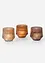 Lot de 3 porte-bougies chauffe-plat, bonprix