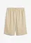 Bermuda en lin et viscose, taille haute, bonprix