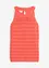 Ajour-Stricktop mit Leinenanteil, bonprix