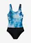 Maillot 1 pièce sculptant brillant, maintien modéré, bonprix