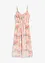 Robe à fines bretelles et volant, bonprix