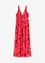 Robe longue en doux mesh imprimé, bonprix