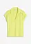 Polo en maille piquée de viscose avec empiècement en dentelle, bonprix