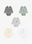 Lot de 5 bodies bébé manches longues, bonprix