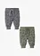 Lot de 2 pantalons bébé en coton, bonprix