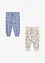 Lot de 2 pantalons bébé en coton, bonprix