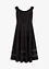 Robe col Bardot avec dentelle et ceinture, bonprix