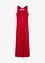 Chiffonkleid mit Plisseé-Rock und Accessoire-Schnalle, bonprix