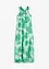 Robe longue en crêpe à bretelles ornées d’un anneau, bonprix