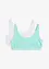 Lot de 2 brassières en coton, bonprix