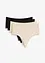 Lot de 4 strings taille haute, bonprix