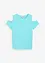 T-shirt à découpes 100% coton, bonprix