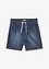Short en jean 100% coton, taille élastiquée, regular, bonprix