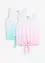 Lot de 2 tops 100% coton, bonprix