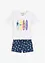 T-shirt et short 100% coton (ens. 2 pces), bonprix