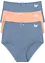 Lot de 3 slips taille haute, bonprix