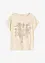 T-shirt en coton avec application de rivets, bonprix