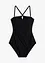 Maillot 1 pièce sculptant, maintien léger, bonprix