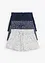 Lot de 3 shorts en jersey 100% coton, bonprix
